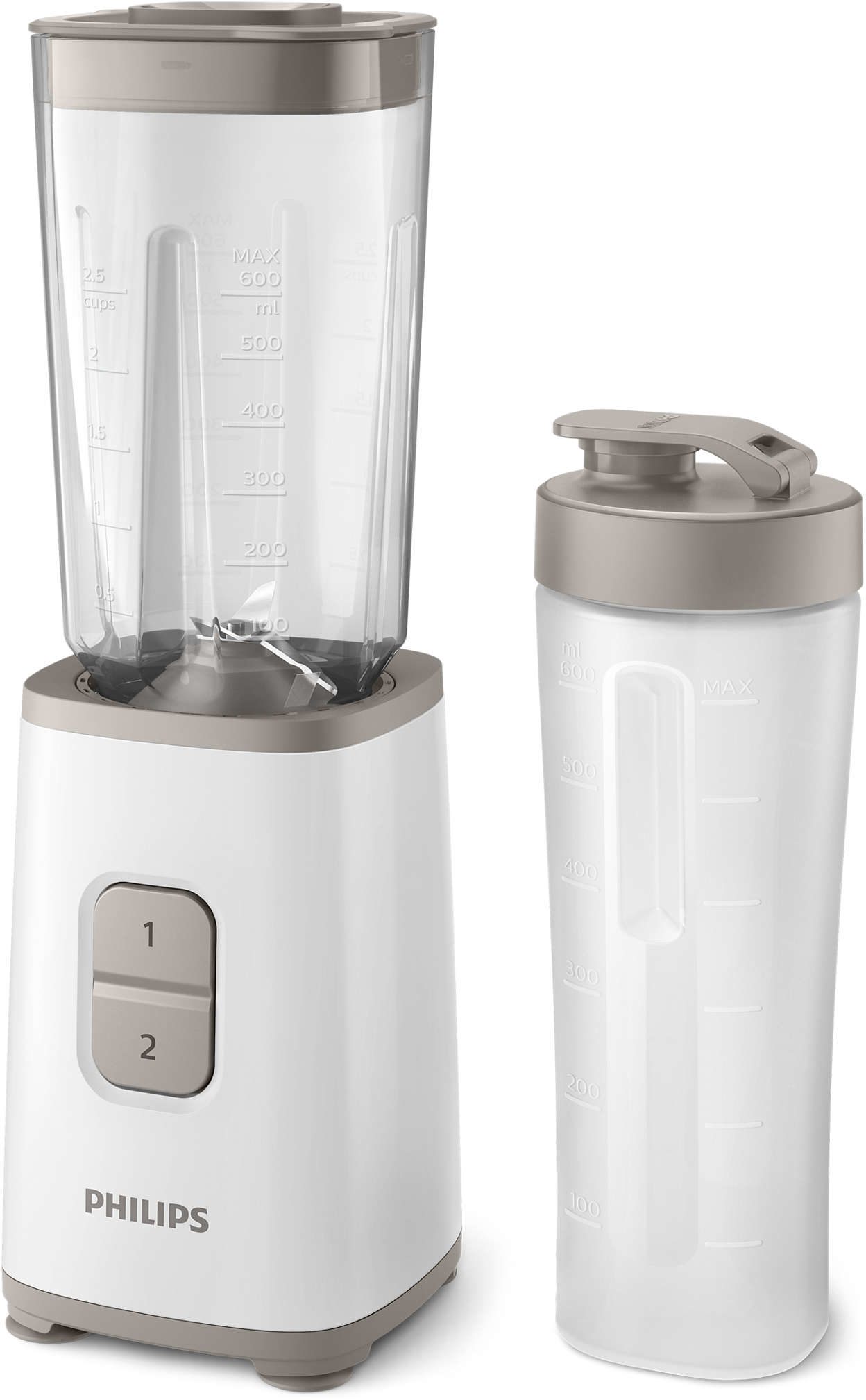 PHILIPS HR2602/00 kompakt mini turmixgép 0,6 literes ivópohárral – 3. kép
