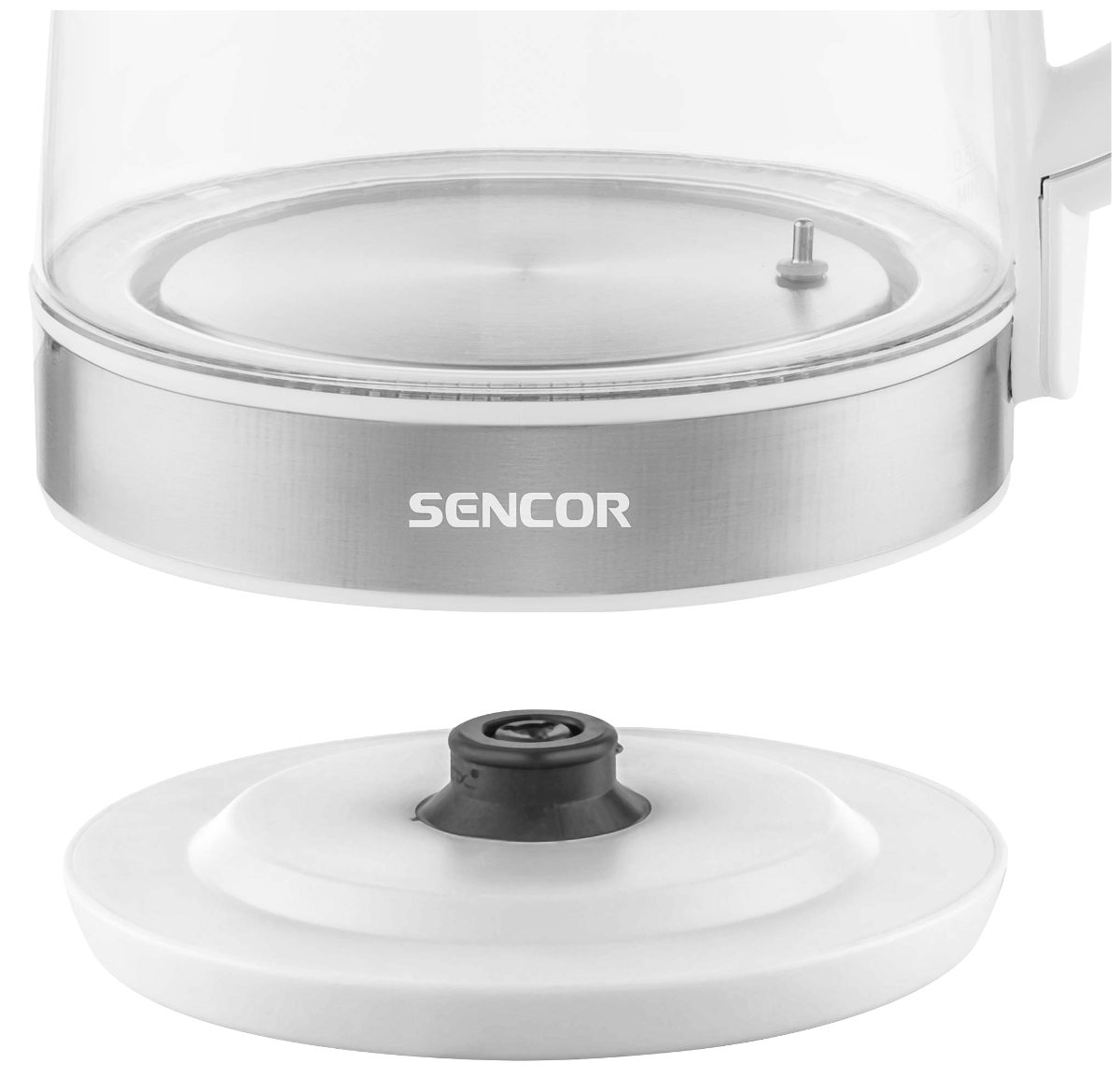 SENCOR SWK 2190WH fehér üveg vízforraló elektronikus hőfokszabályozással – 3. kép