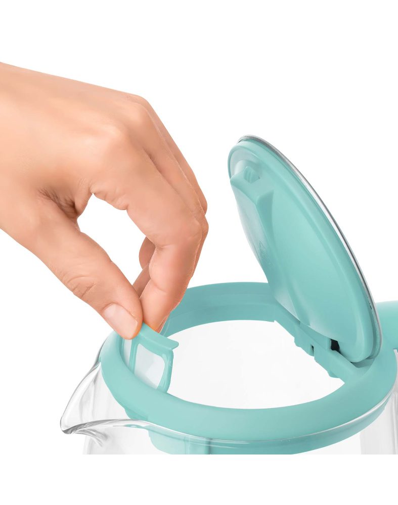 SENCOR SWK 2191GR hőfokszabályzós üveg vízforraló, türkiz – 4. kép