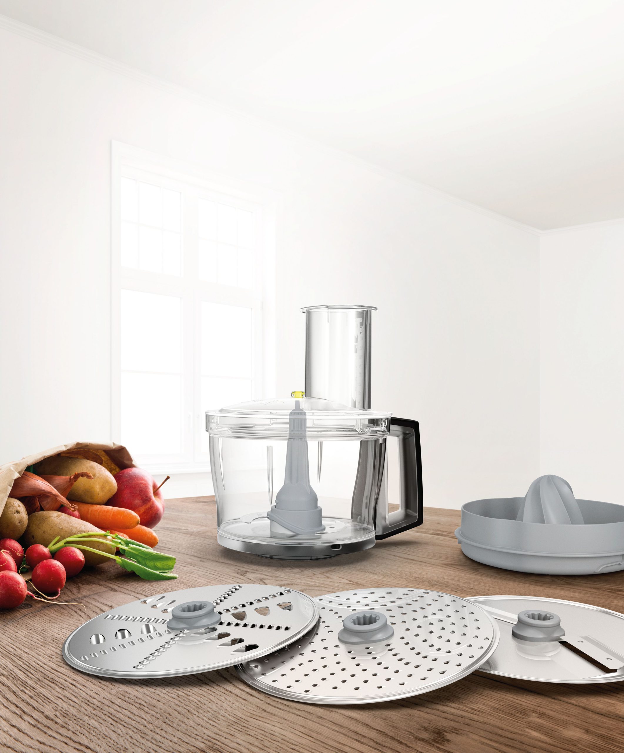 BOSCH MUZ9VLP1 VeggieLove Plus szeletelő- és reszelőkészlet citruspréssel – 3. kép