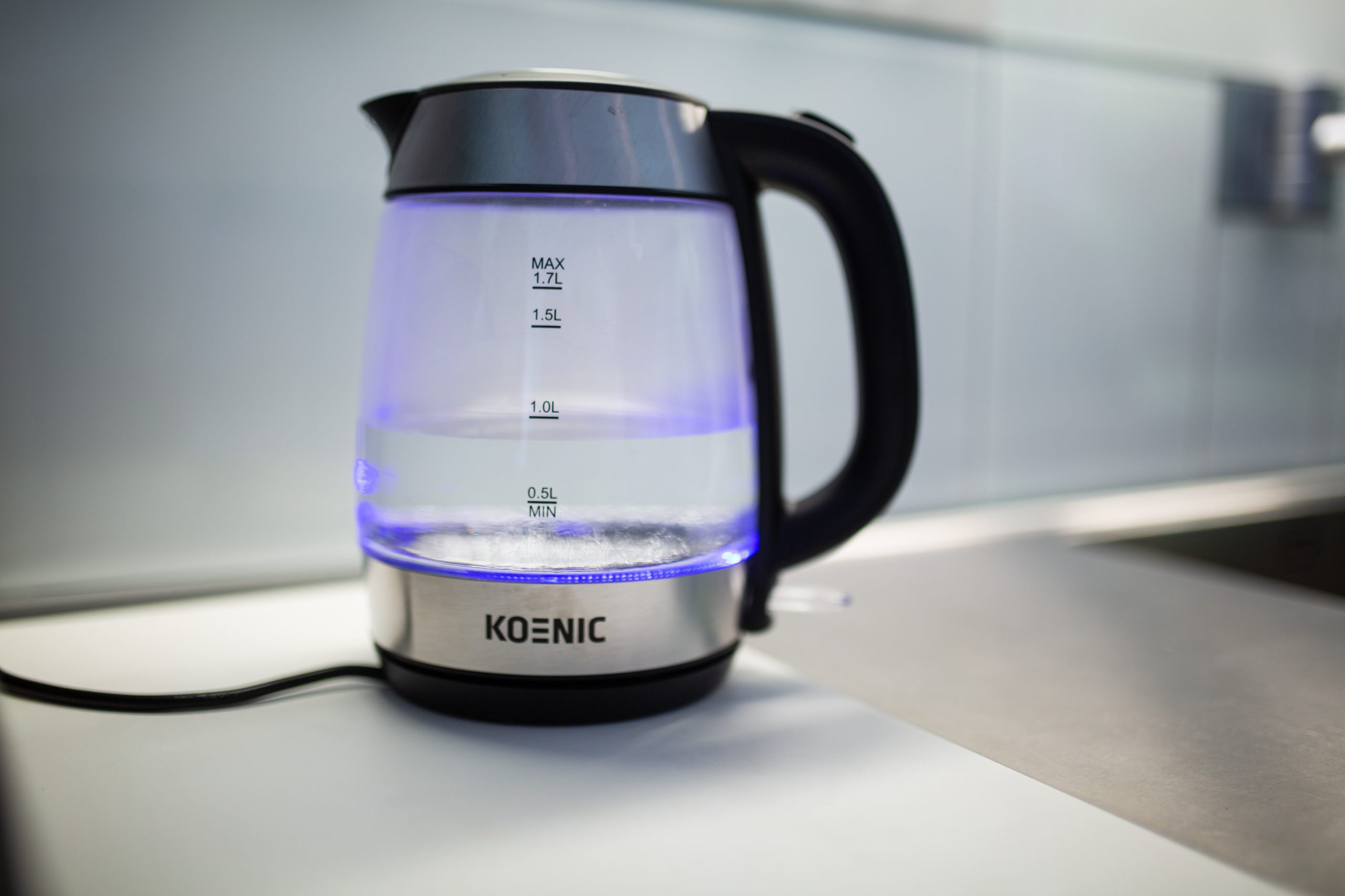 KOENIC KWK 2220 1,7 literes üveg vízforraló – 8. kép