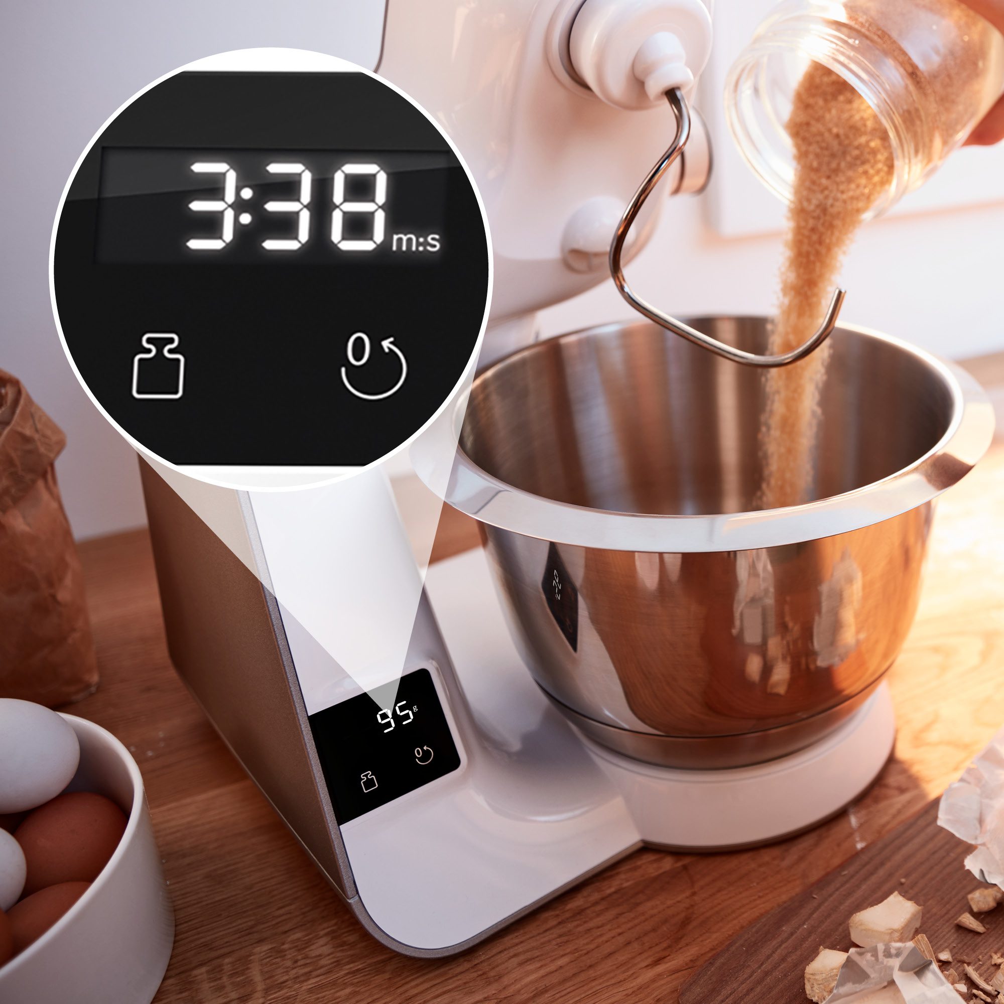 BOSCH MUM5XW40 1000 W-os fehér konyhai robotgép – 6. kép