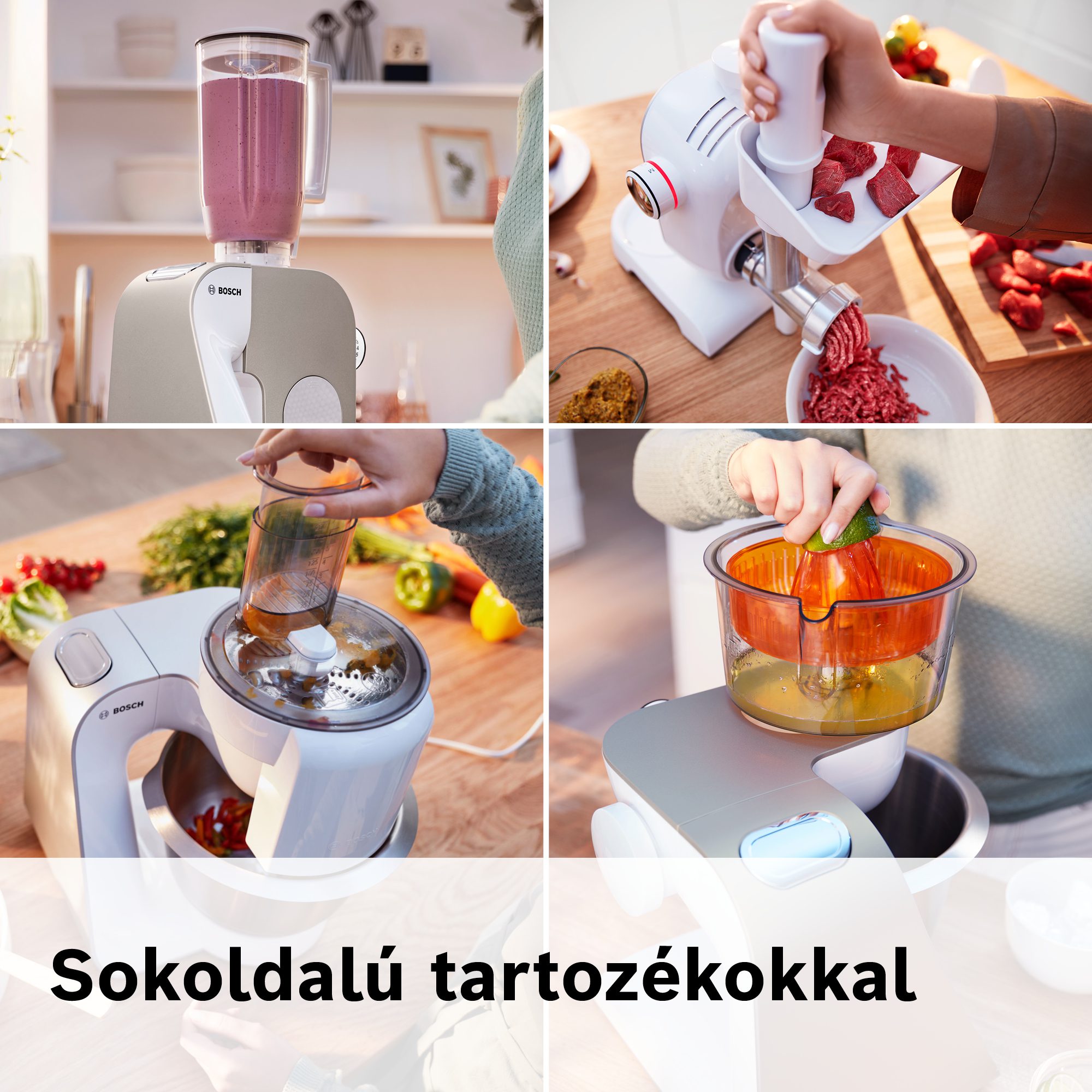 BOSCH MUM5XW40 1000 W-os fehér konyhai robotgép – 8. kép