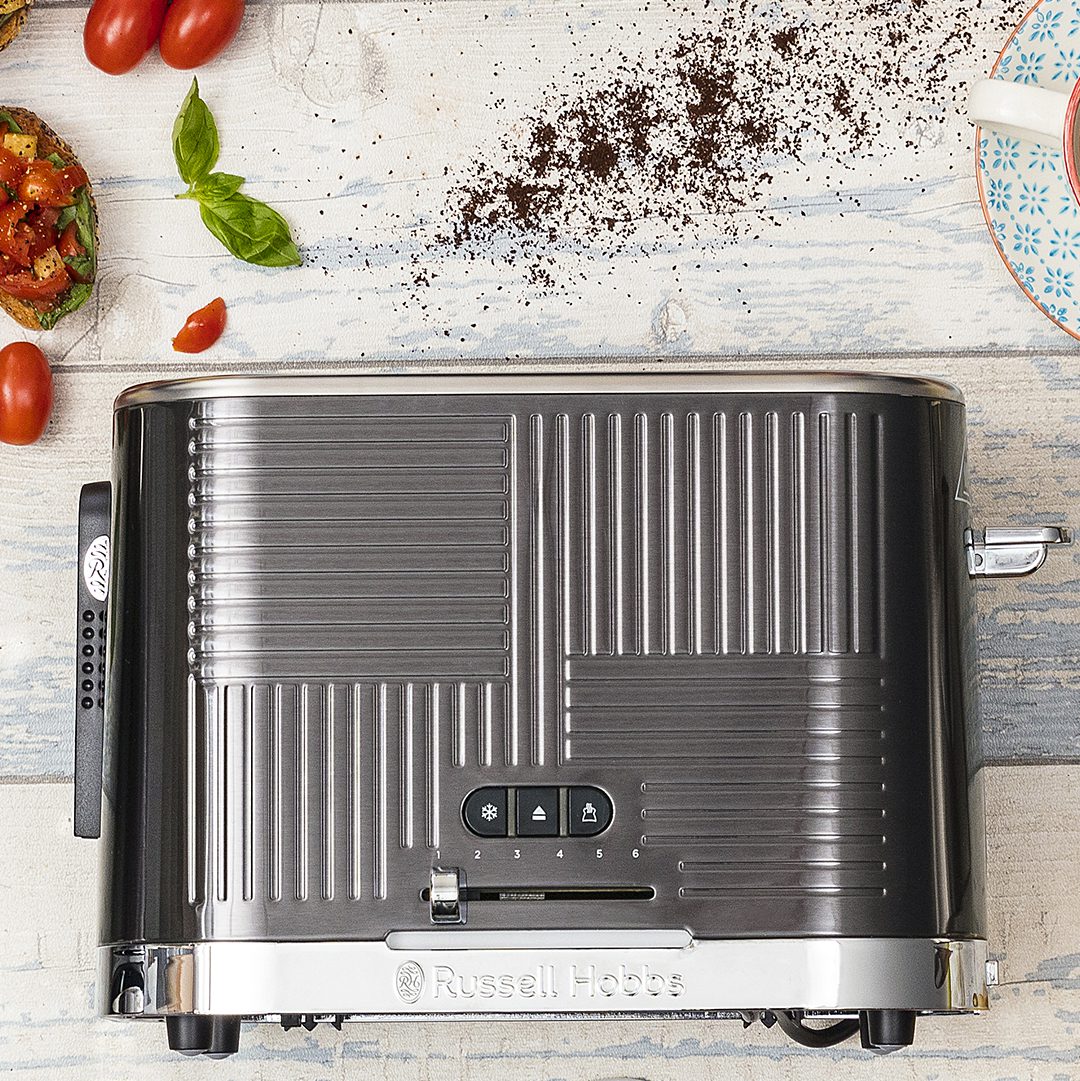 RUSSELL HOBBS 25250-56 Geo Steel kétszeletes kenyérpirító – 2. kép