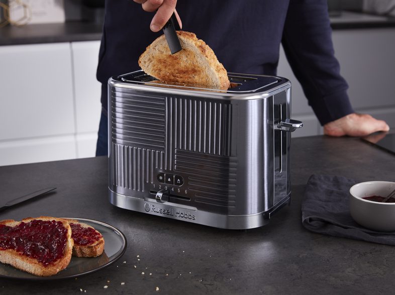 RUSSELL HOBBS 25250-56 Geo Steel kétszeletes kenyérpirító – 7. kép