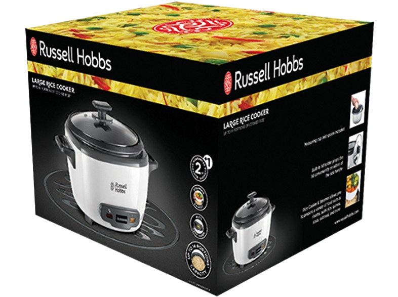 RUSSELL HOBBS 27040-56 Large rizsfőző párolókosárral, 500 W – 3. kép