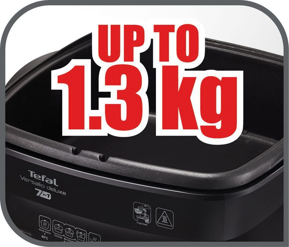 TEFAL FR491870 Versalio 7 az 1-ben multifunkciós olajsütő, fekete – 12. kép