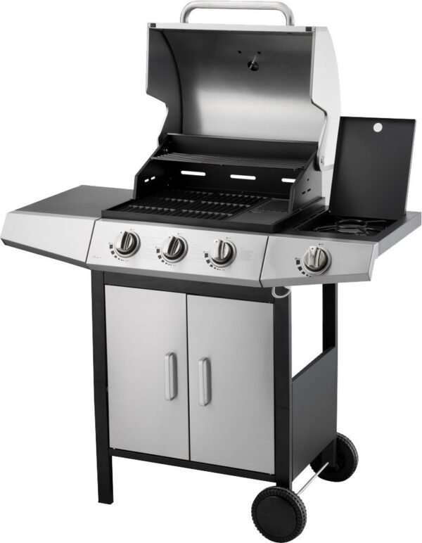 FIELDMANN FZG 3010 gázgrill három égővel és oldalégővel