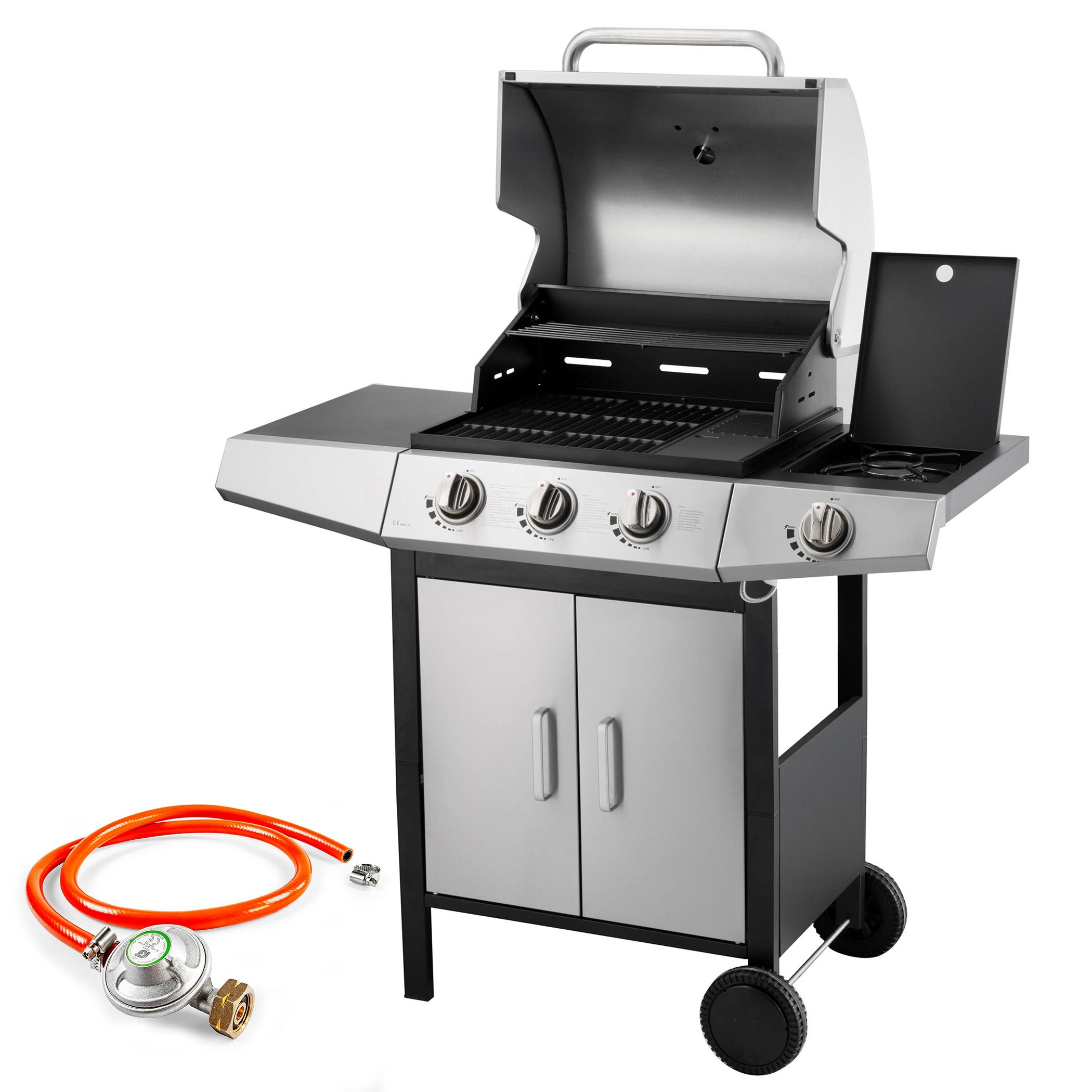 FIELDMANN FZG 3010 gázgrill három égővel és oldalégővel – 2. kép