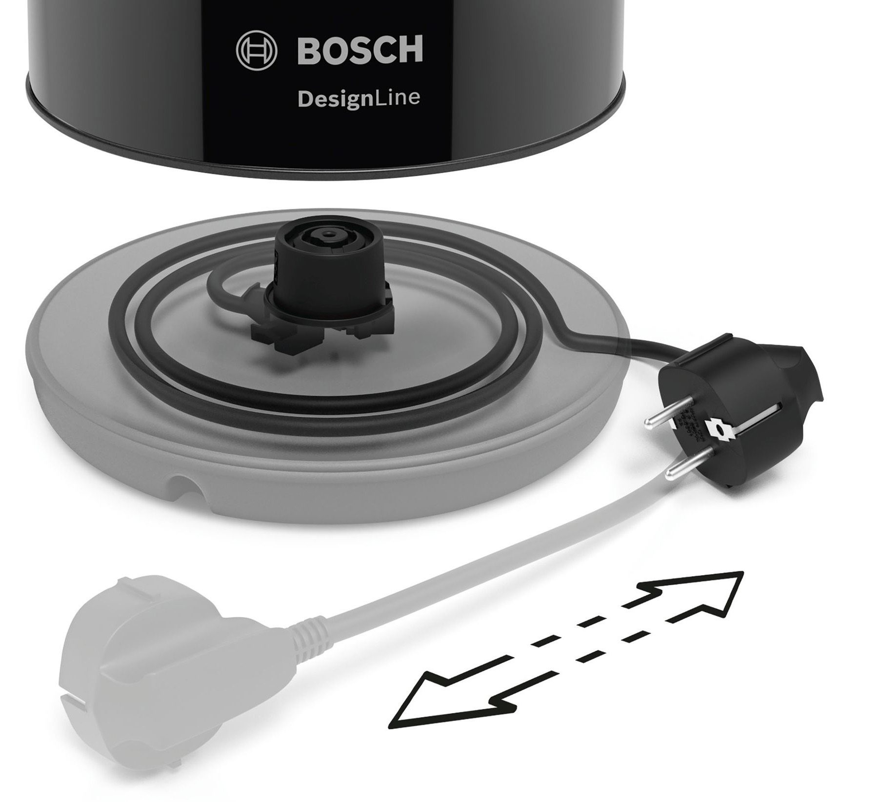 BOSCH TWK3P423 nemesacél vízforraló 1,7 l-es kapacitással – 7. kép