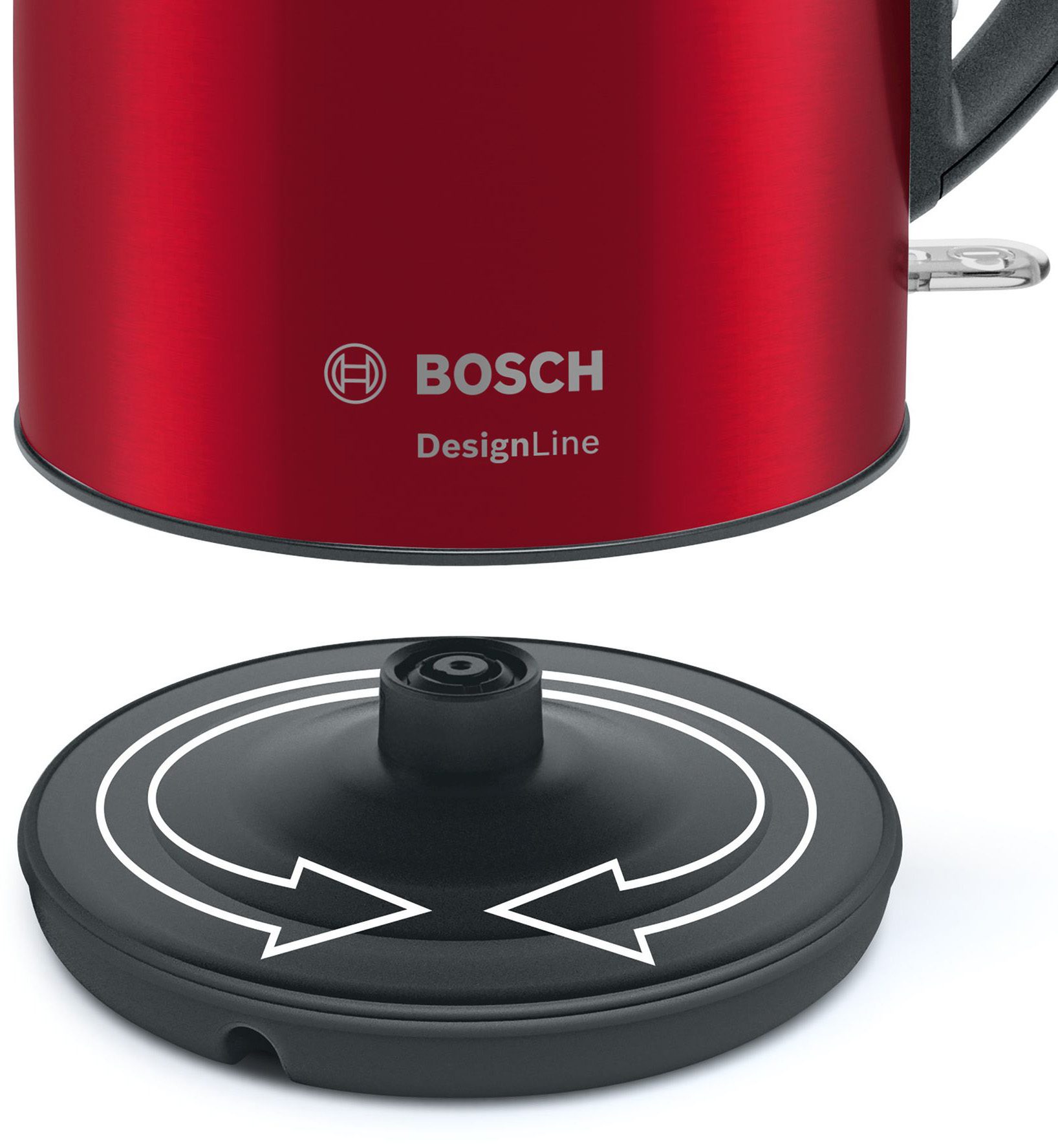 BOSCH TWK3P424 piros nemesacél vízforraló, 1,7 l, 2400 W – 4. kép