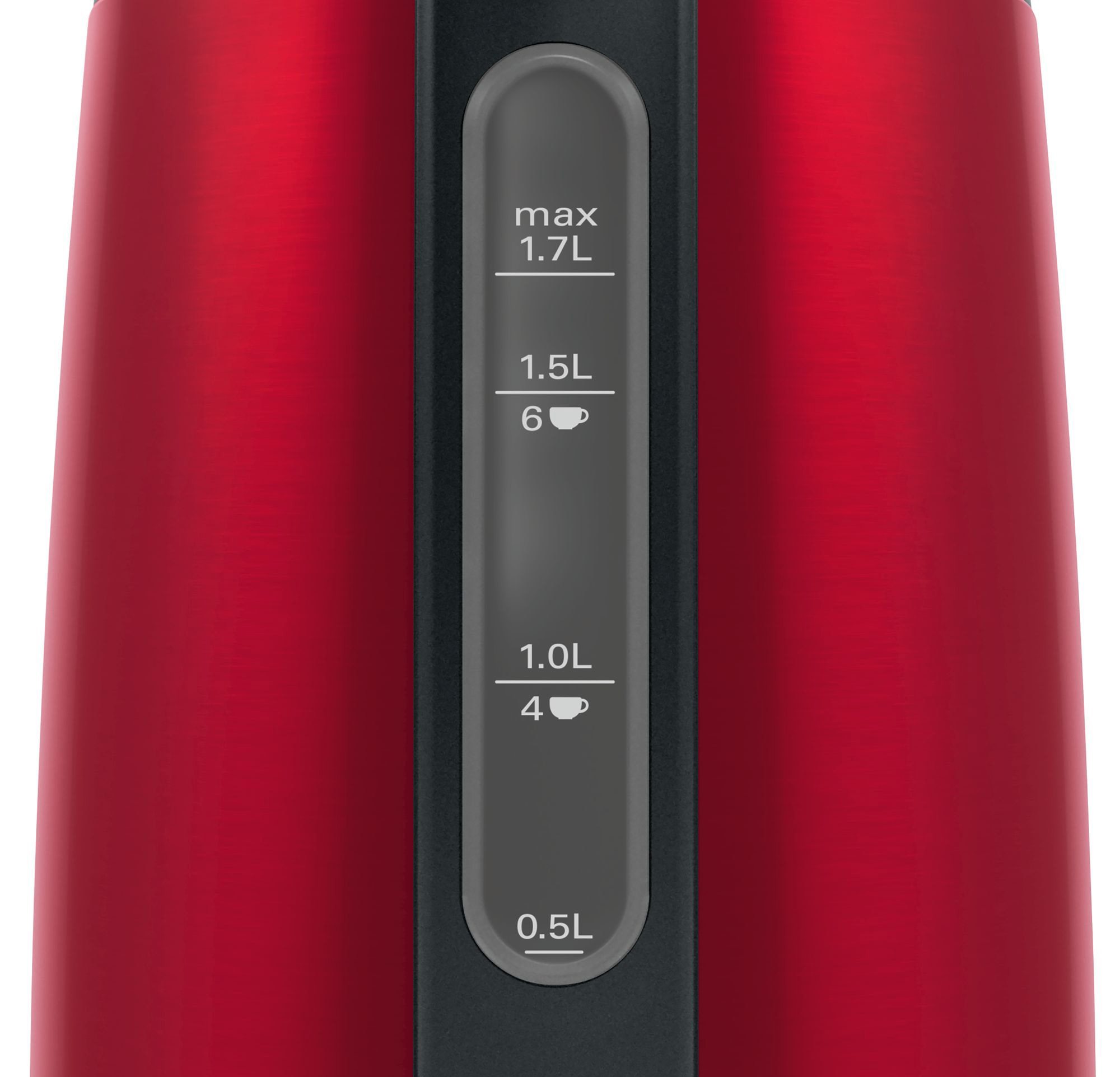 BOSCH TWK3P424 piros nemesacél vízforraló, 1,7 l, 2400 W – 7. kép