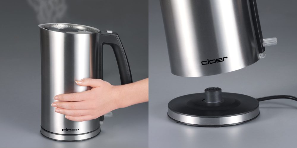 CLOER 4909 dupla falú inox vízforraló, 1,2 l, 1800 W – 5. kép
