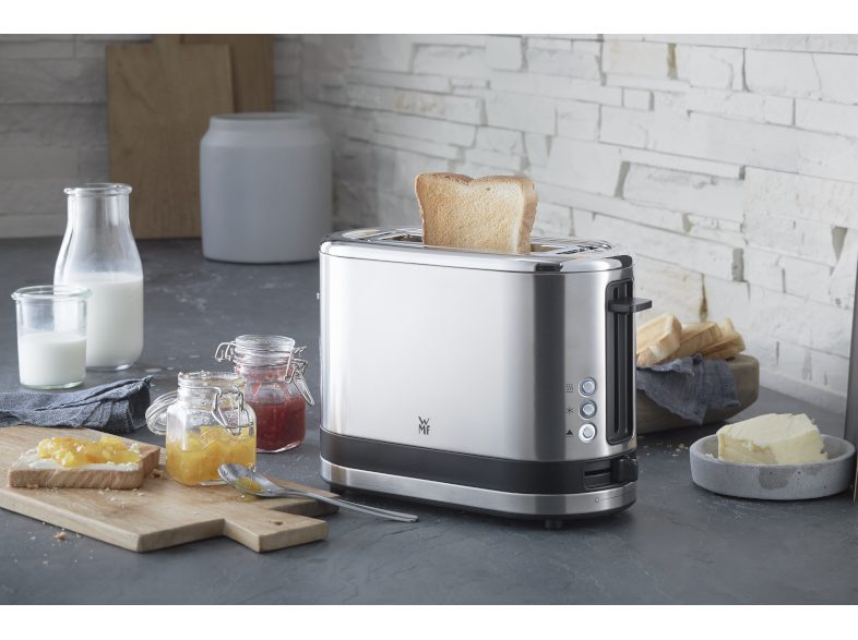 WMF KITCHENminis® egyszeletes kenyérpirító beépített zsemletartóval – 2. kép