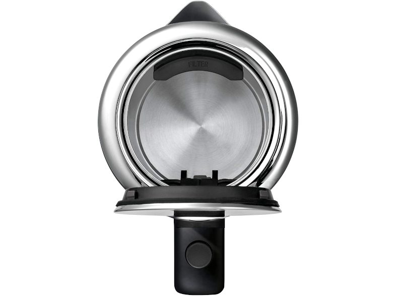 WMF KITCHENminis® 0,8 literes vezeték nélküli vízforraló, ezüst-fekete – 4. kép