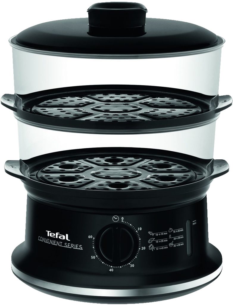 TEFAL VC140131 Convenient Series fekete, 6 literes ételpároló – 4. kép