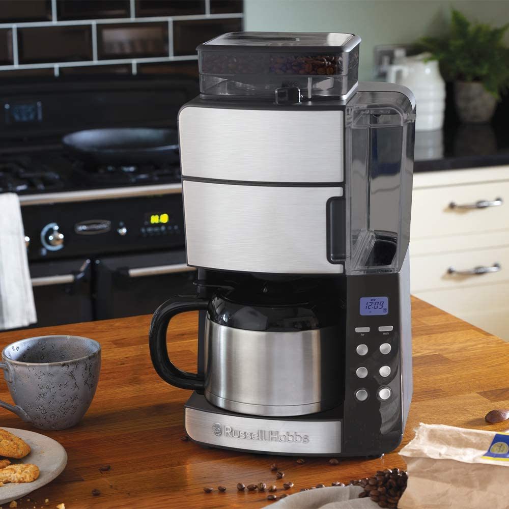 RUSSELL HOBBS 25620-56/RH Grind & Brew termoszos kávéfőző beépített őrlővel – 7. kép