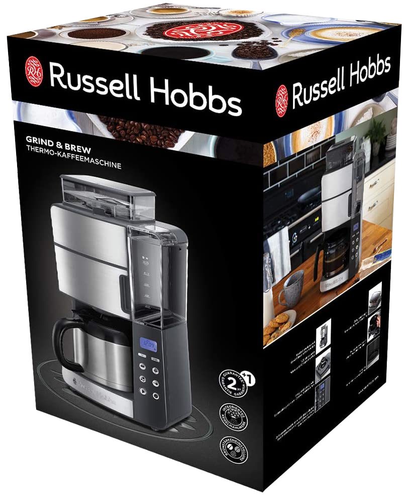 RUSSELL HOBBS 25620-56/RH Grind & Brew termoszos kávéfőző beépített őrlővel – 8. kép