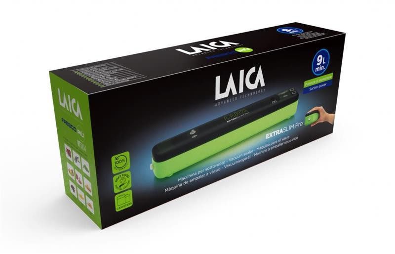 LAICA Extra Slim Pro vákuumozó fóliahegesztő, 9 l/perc teljesítménnyel – 5. kép