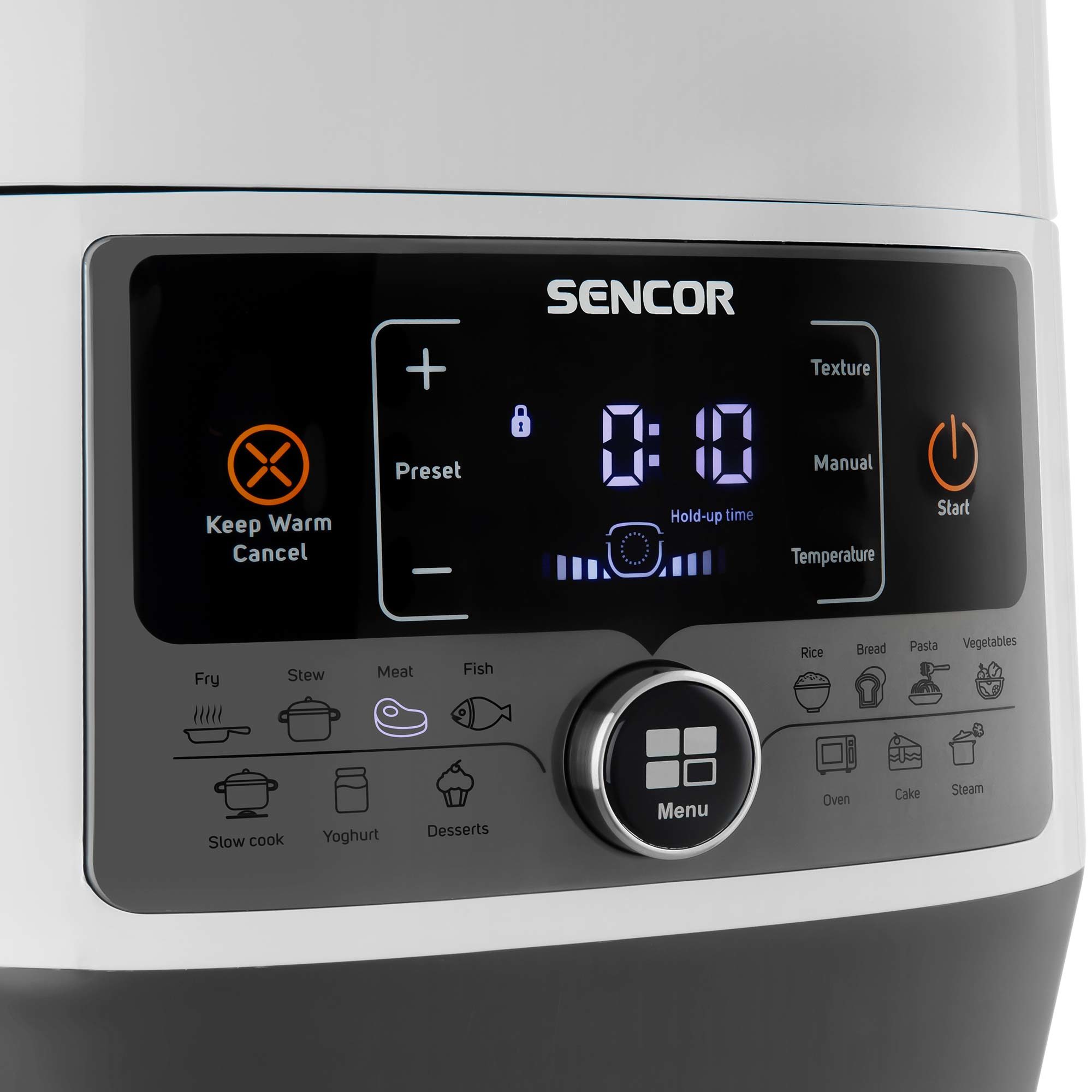 SENCOR SPR 3600WH elektromos kukta 14 programmal és 5,5 literes edénnyel – 4. kép