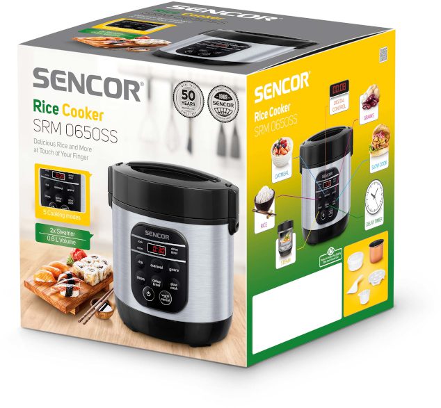 SENCOR SRM 0650SS 0,6 literes multifunkciós rizsfőző – 15. kép
