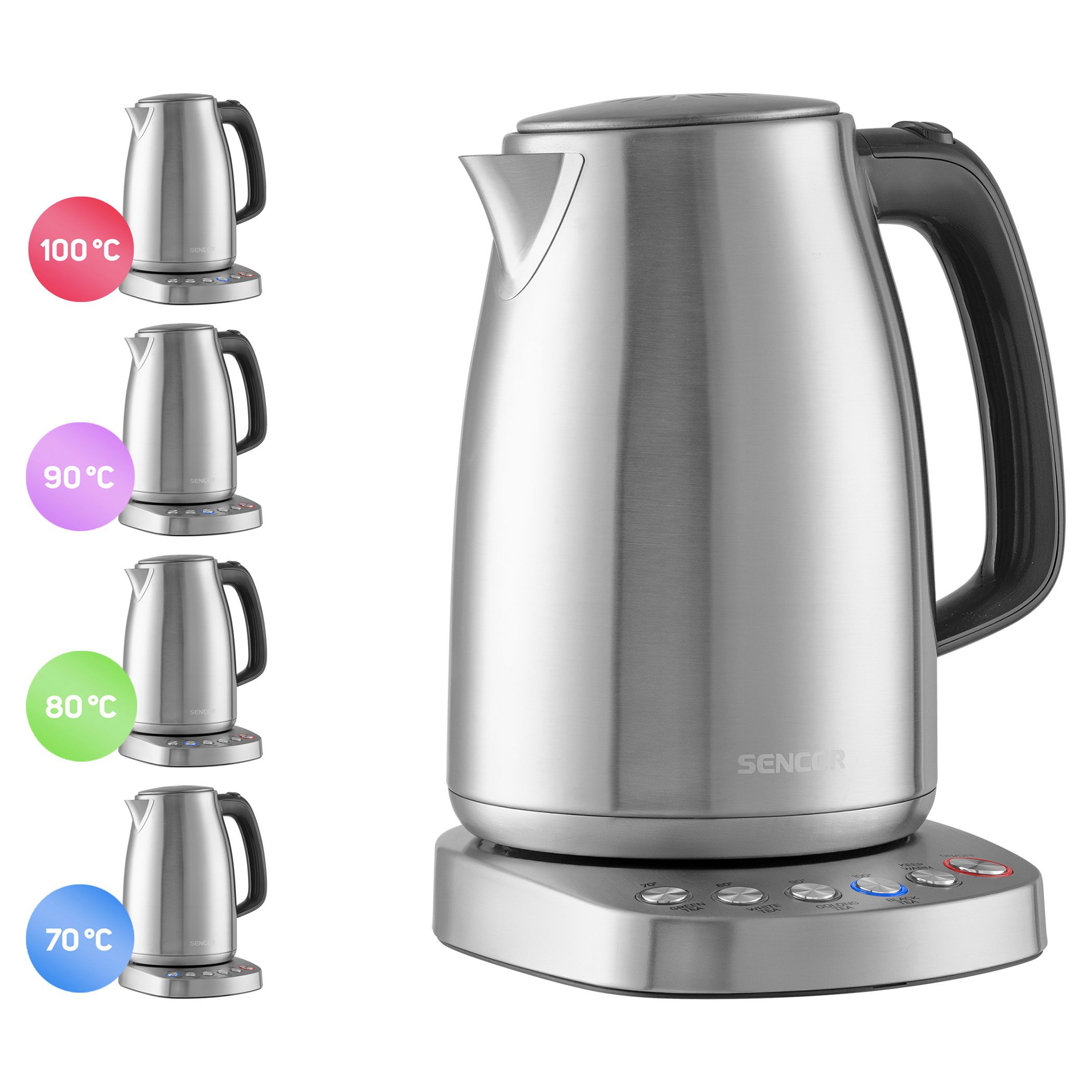 SENCOR SWK 1796SS hőfokszabályozós vízforraló, 1,7 l – 5. kép