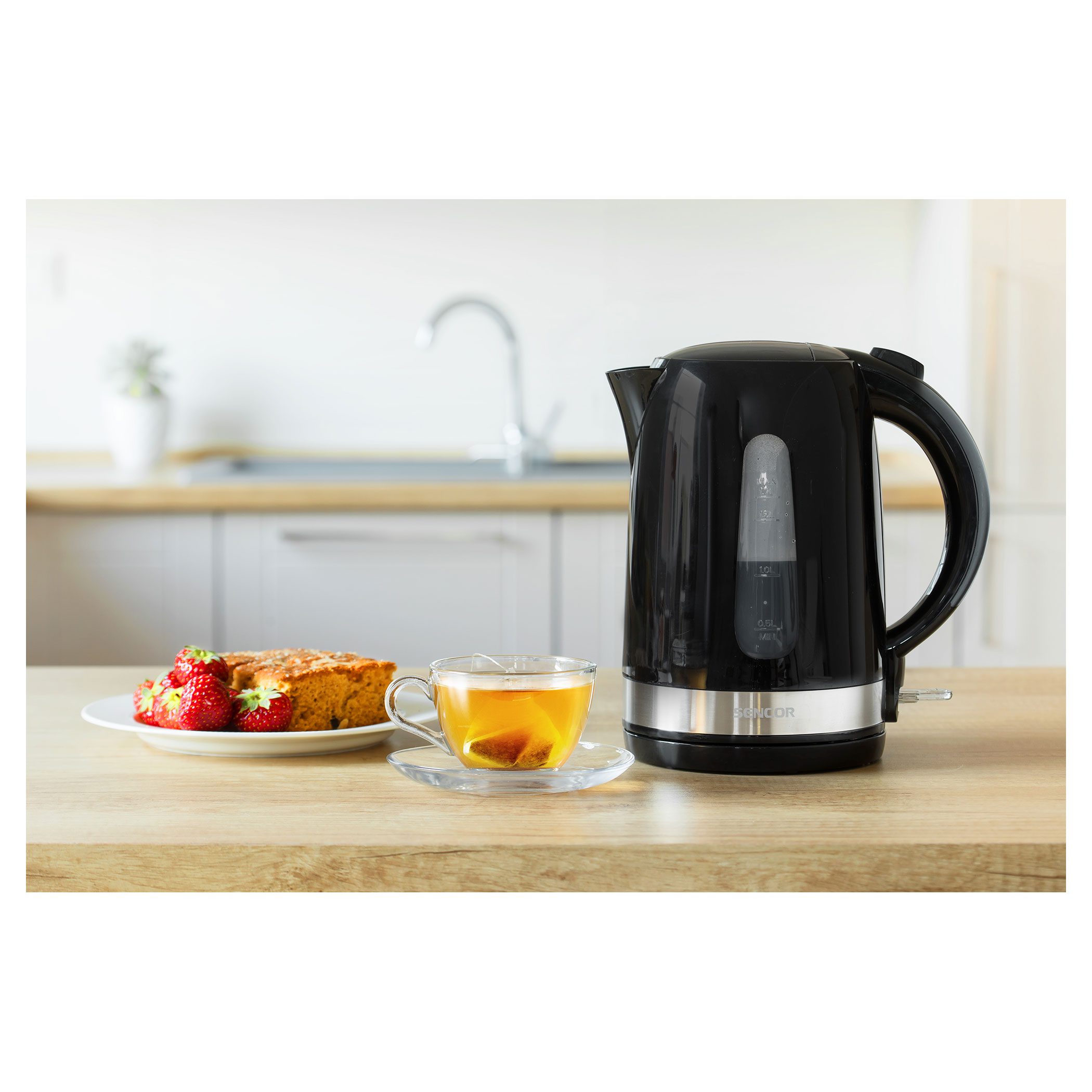 SENCOR SWK 1749BK fekete vízforraló, 1,7 l, 2200 W – 2. kép