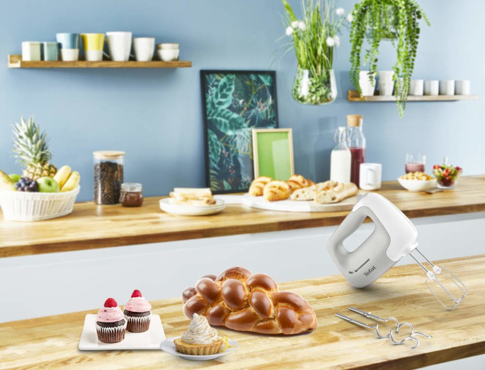 TEFAL HT450B38 Prep'Mix 450 W-os kézi mixer habverőkkel és dagasztókarokkal – 2. kép
