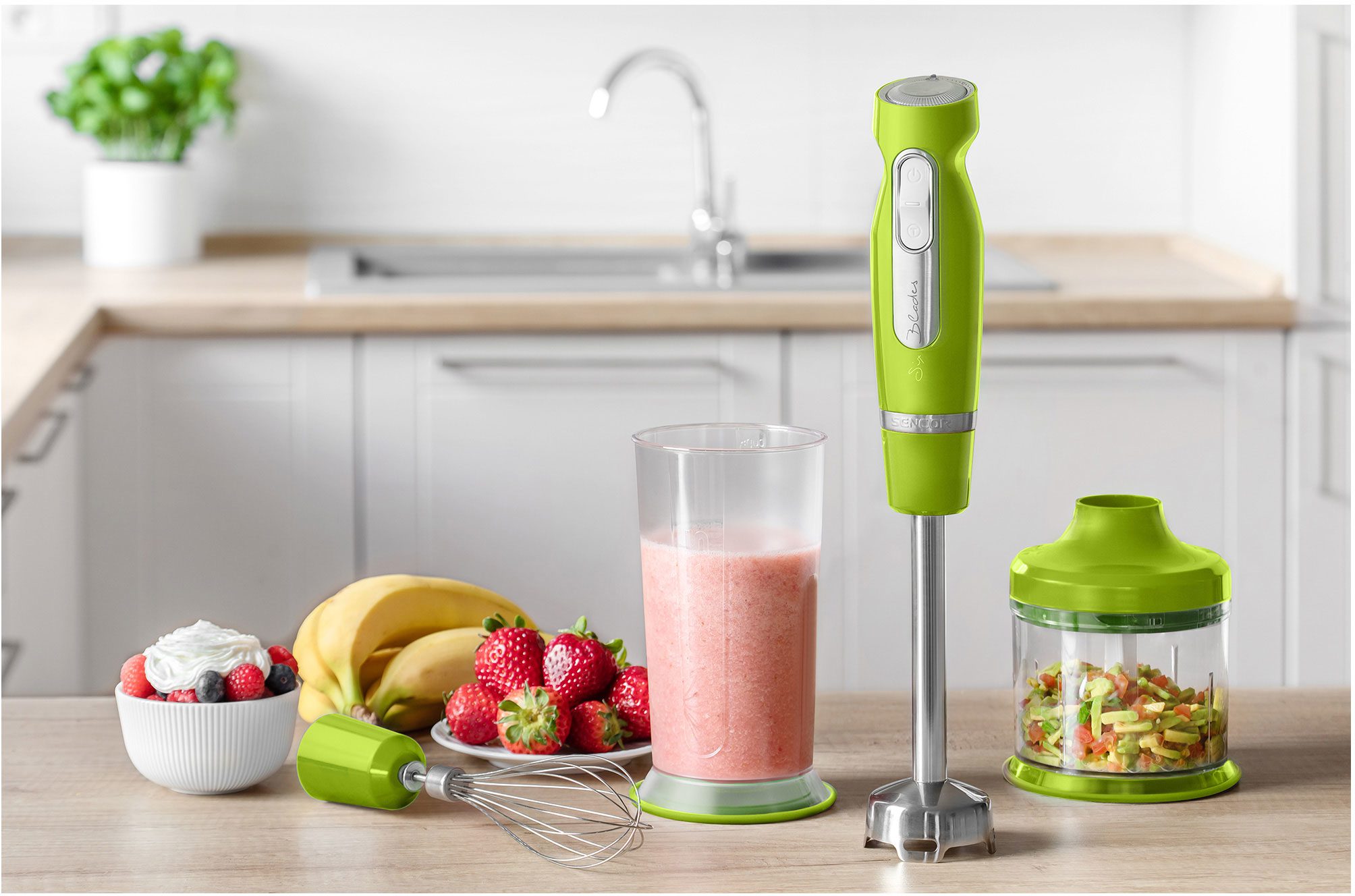 SENCOR SHB 4461GR-EUE3 botmixer szett aprítóval és habverővel – 21. kép