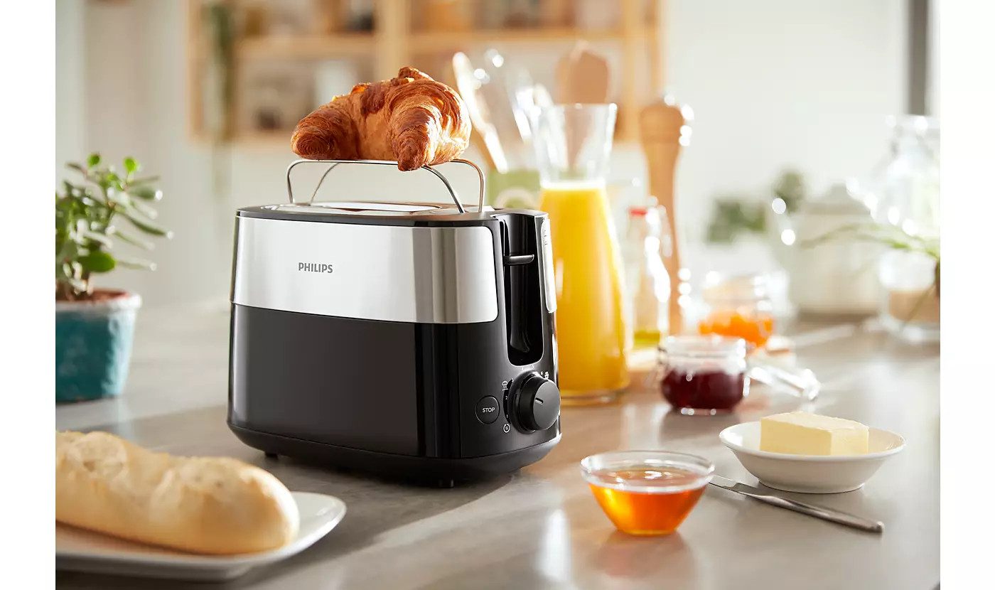 PHILIPS HD2516/90 kenyérpirító 2 résszel és 8 pirítási fokozattal – 2. kép