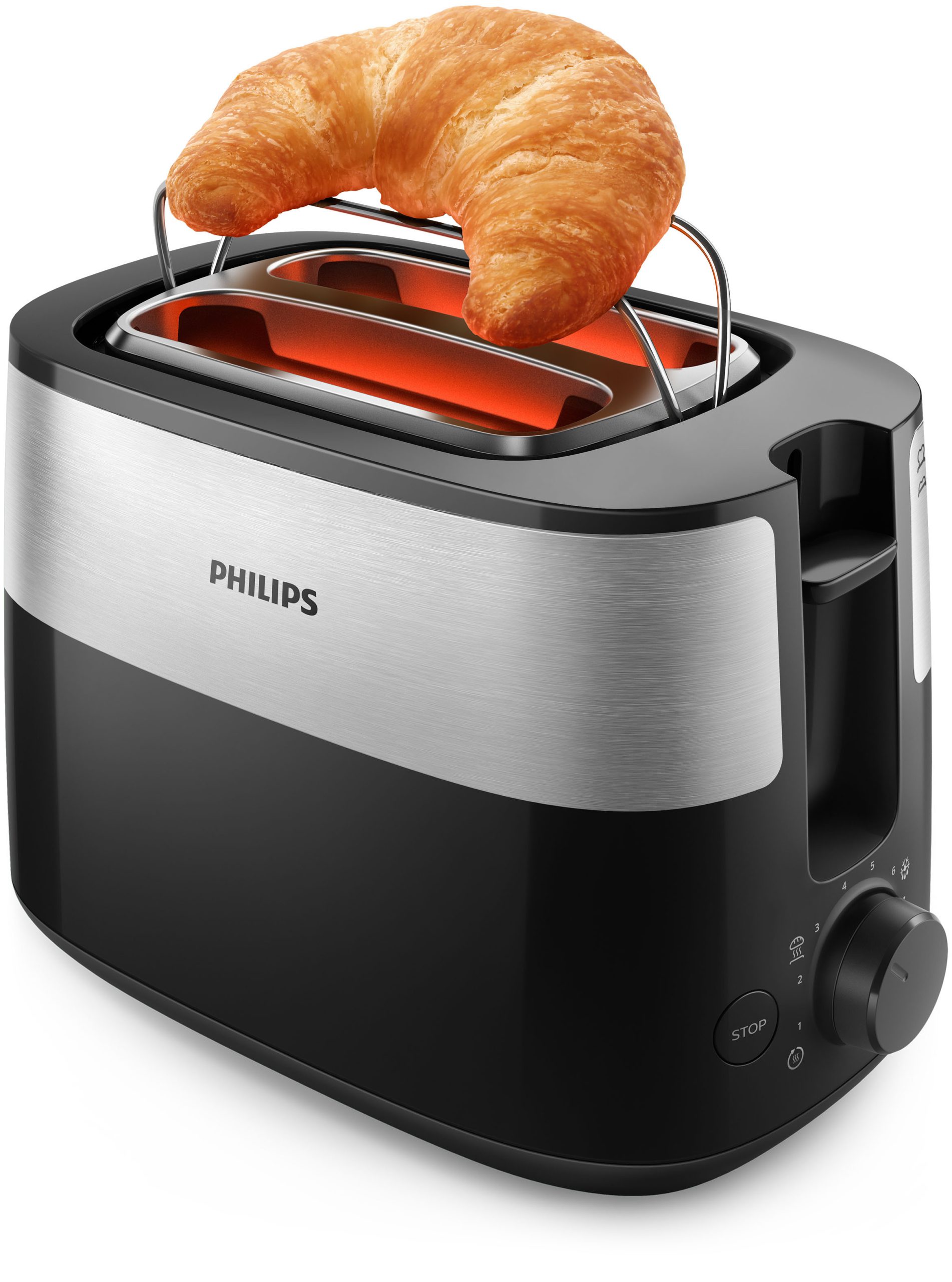 PHILIPS HD2516/90 kenyérpirító 2 résszel és 8 pirítási fokozattal – 7. kép
