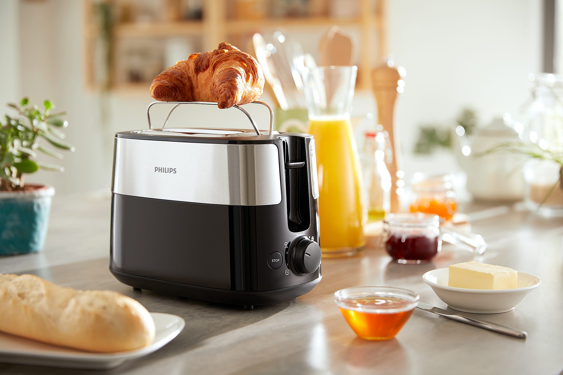 PHILIPS HD2516/90 kenyérpirító 2 résszel és 8 pirítási fokozattal – 8. kép