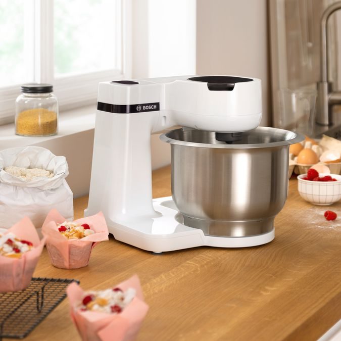 BOSCH MUMS2EW40 700 W-os robotgép acéltállal és sokoldalú tartozékokkal – 7. kép