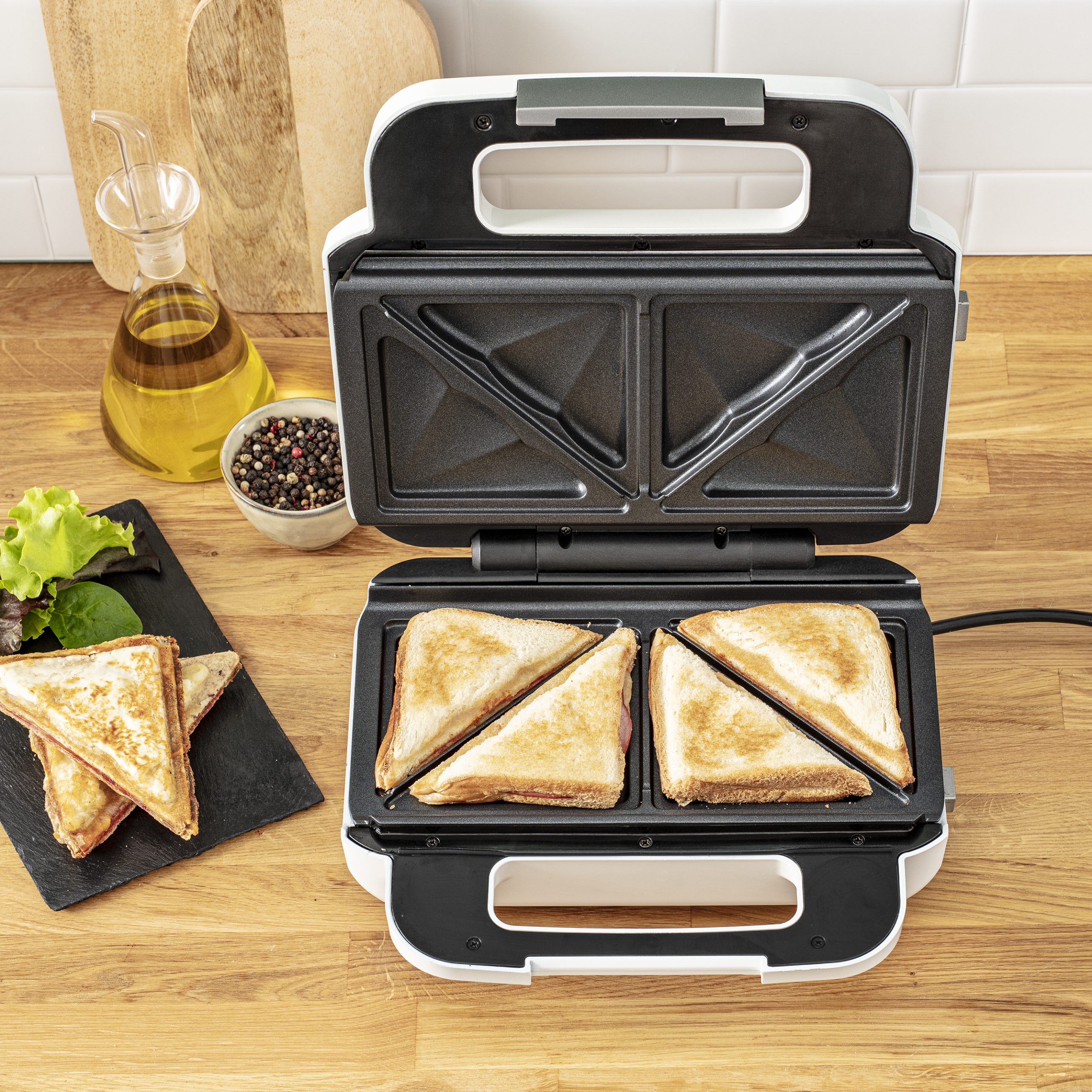 TEFAL SW701110 Snack XL szendvics- és gofrisütő kivehető lapokkal – 4. kép