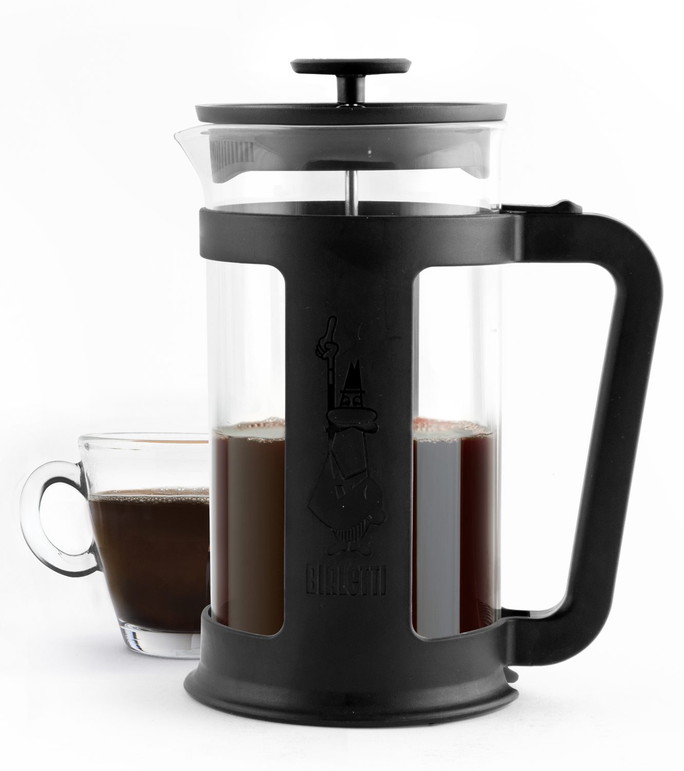 BIALETTI French press smart 330 ml dugattyús kávéfőző, fekete – 2. kép