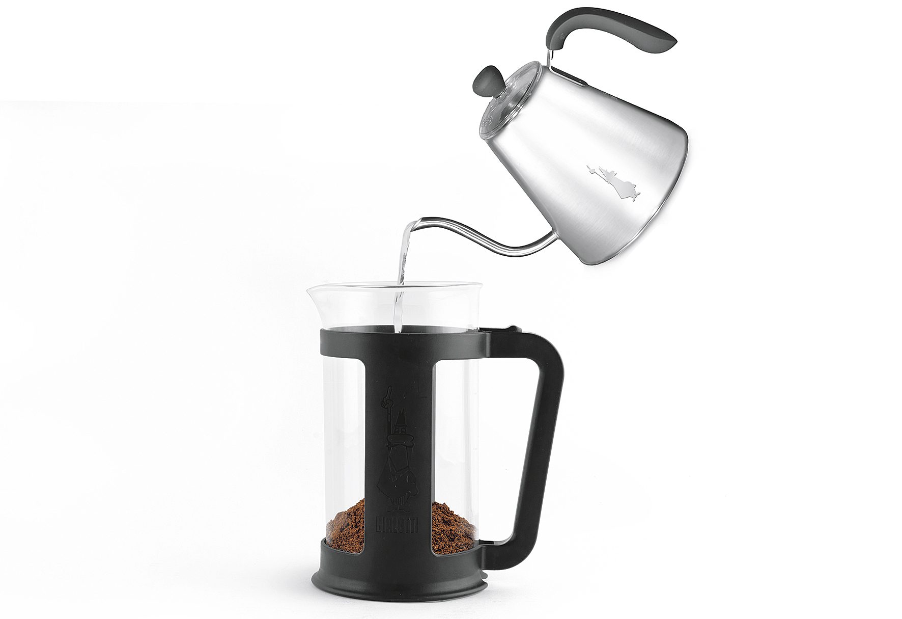 BIALETTI French press smart 330 ml dugattyús kávéfőző, fekete – 3. kép