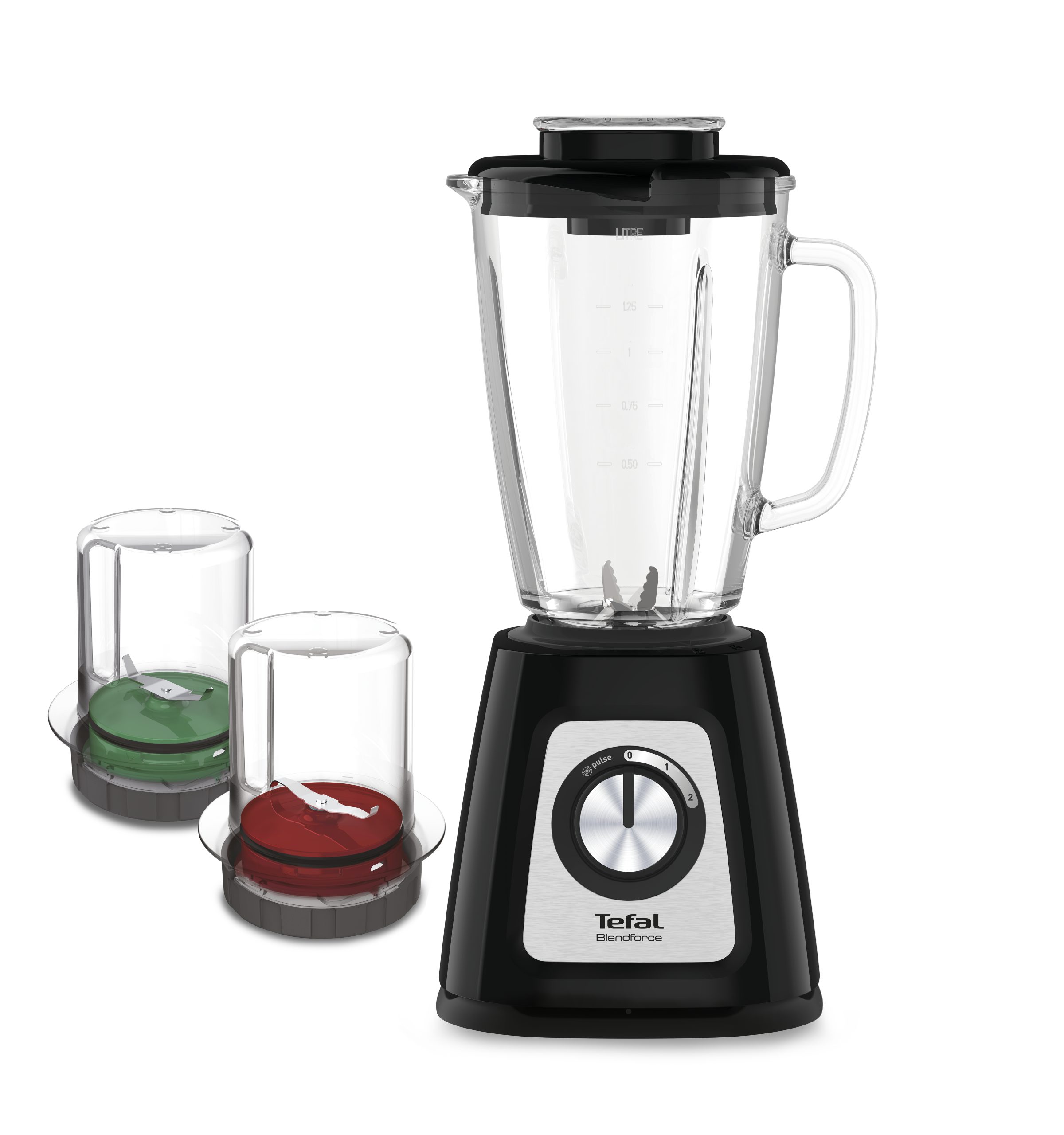 TEFAL BL4388 Blendforce 2 fekete turmixgép aprító- és darálófeltéttel – 3. kép