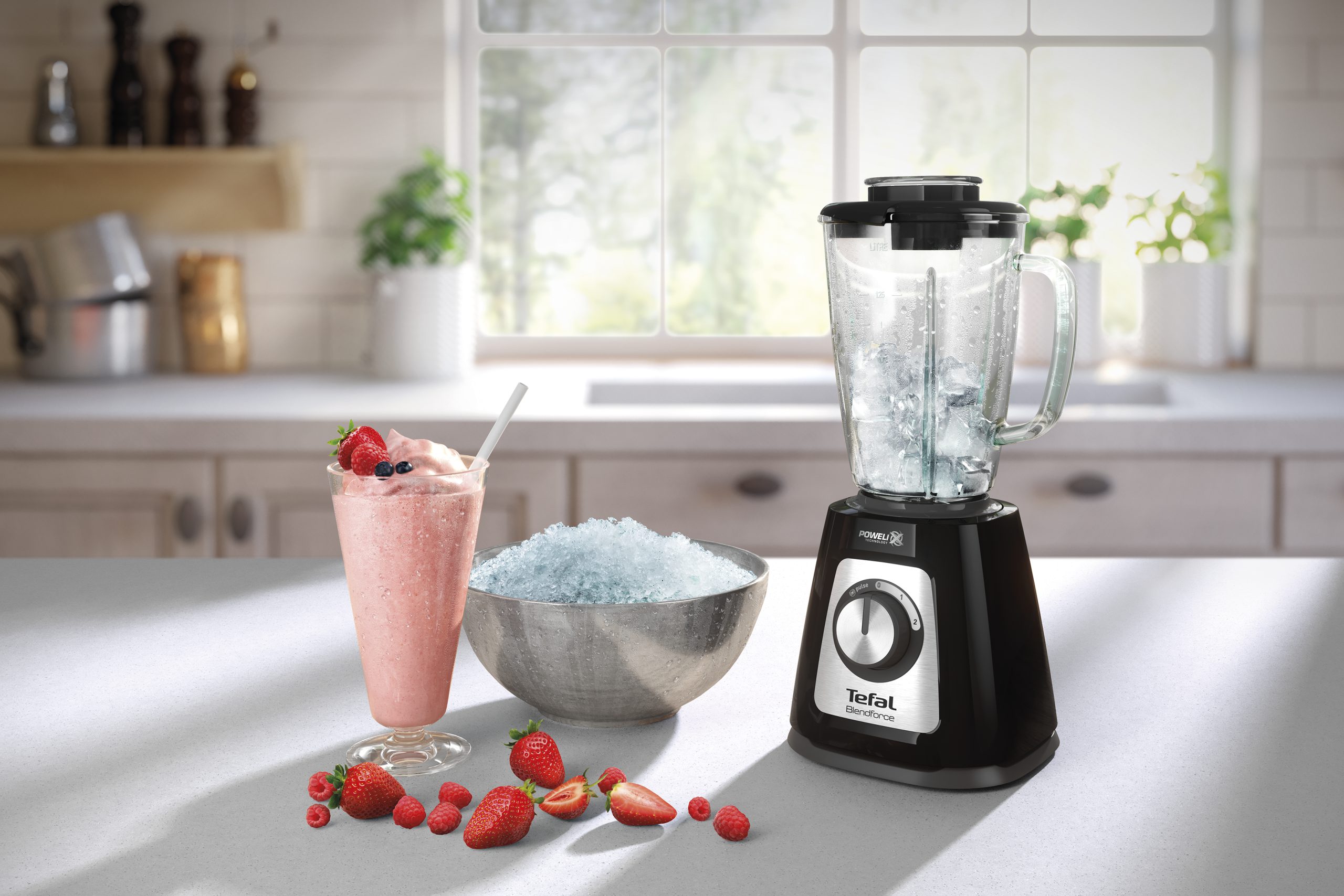 TEFAL BL4388 Blendforce 2 fekete turmixgép aprító- és darálófeltéttel – 7. kép