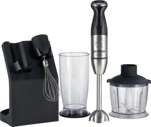 GORENJE HBC807QB fekete botmixer szett négyes pengerendszerrel