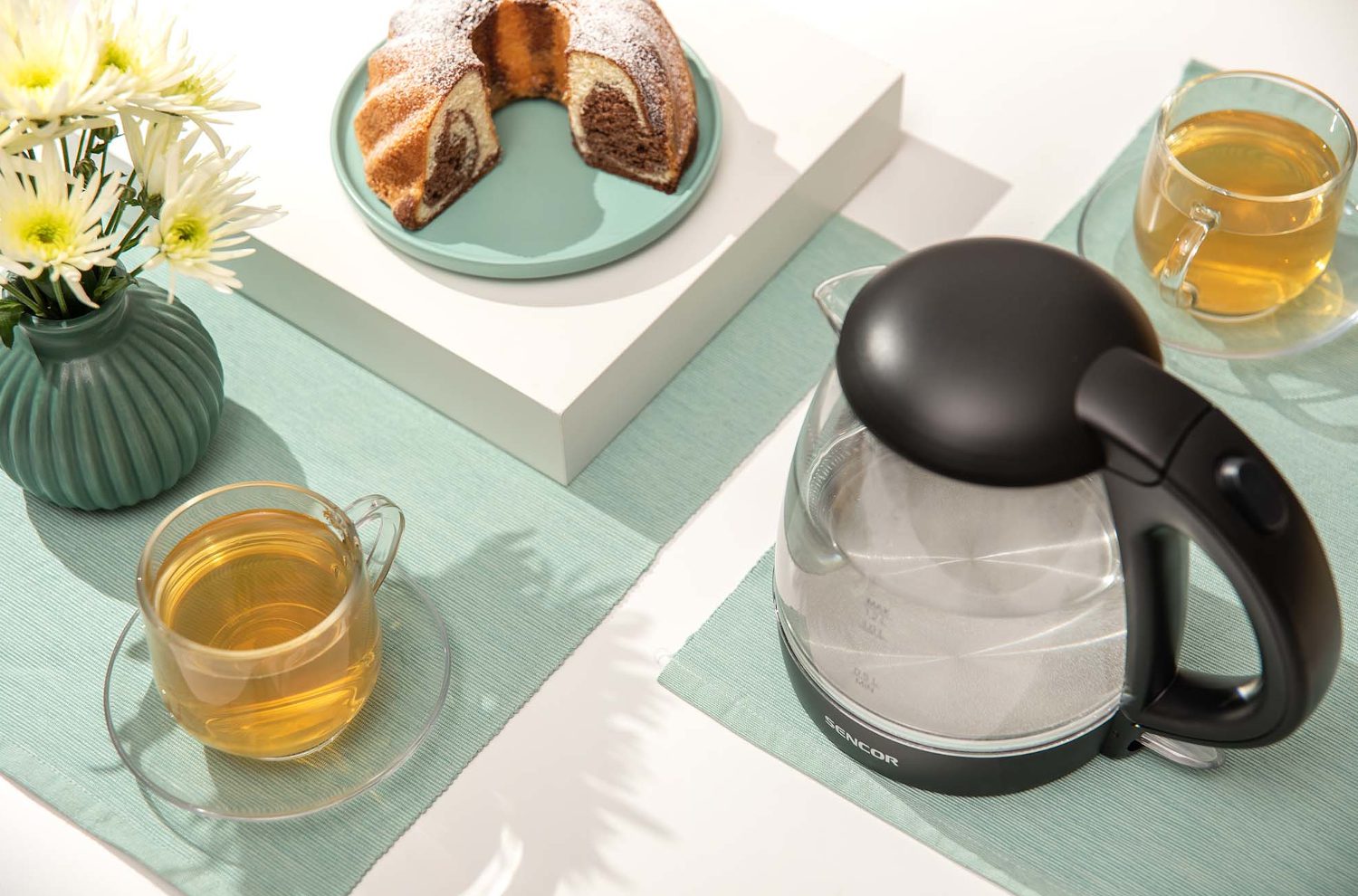 SENCOR SWK 2300BK fekete üveg vízforraló, 1,2 l, 2200 W – 3. kép