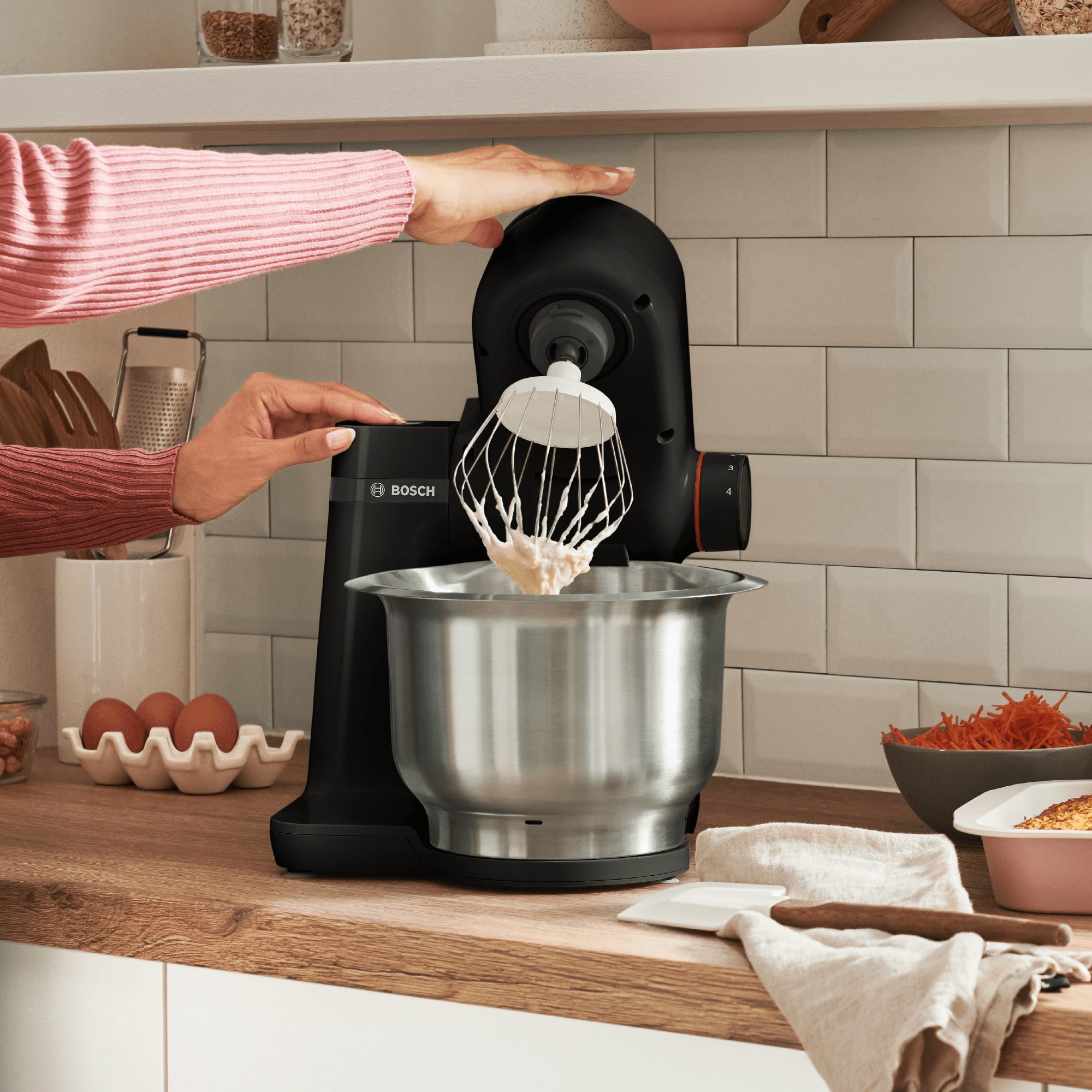 BOSCH MUMS2EB01 Serie 2 konyhai robotgép 700 W teljesítménnyel, fekete – 2. kép