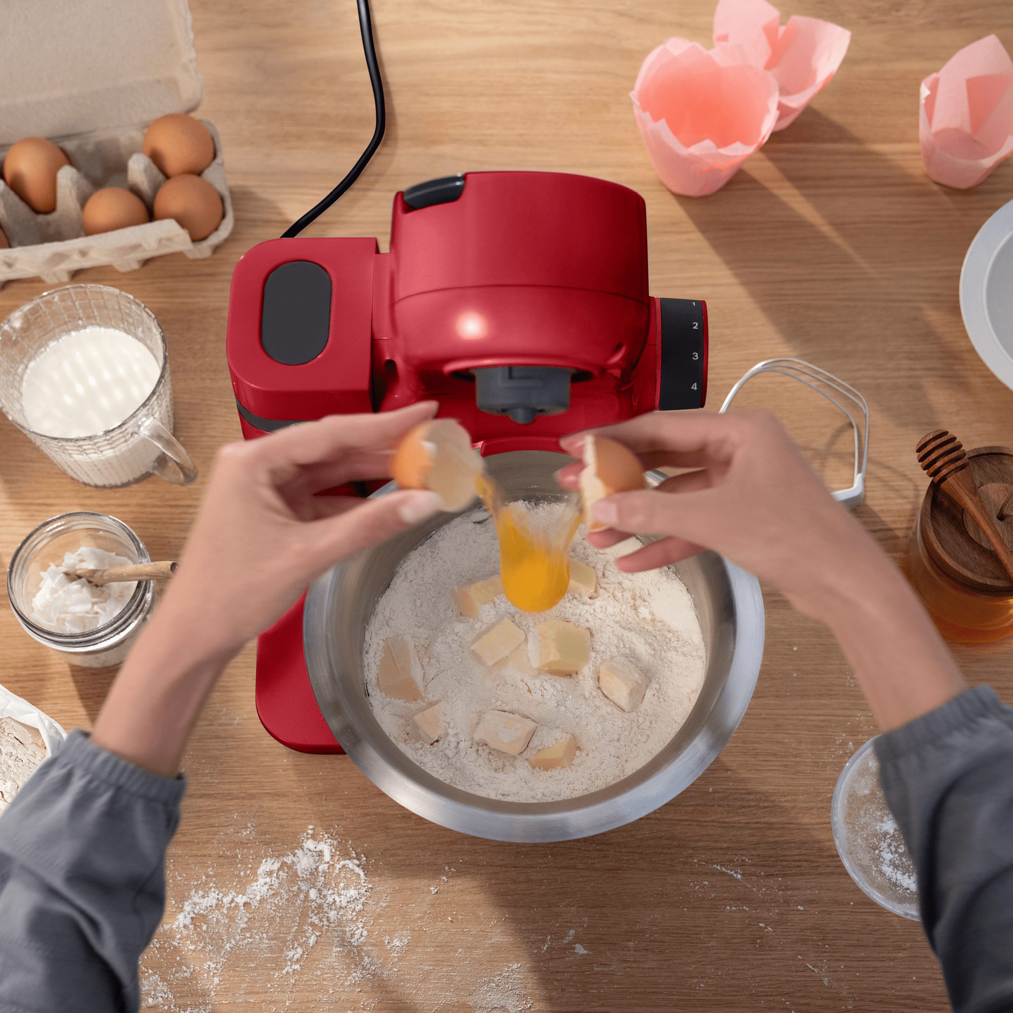BOSCH MUMS2ER01 Serie 2 konyhai robotgép, 700 W, piros – 2. kép