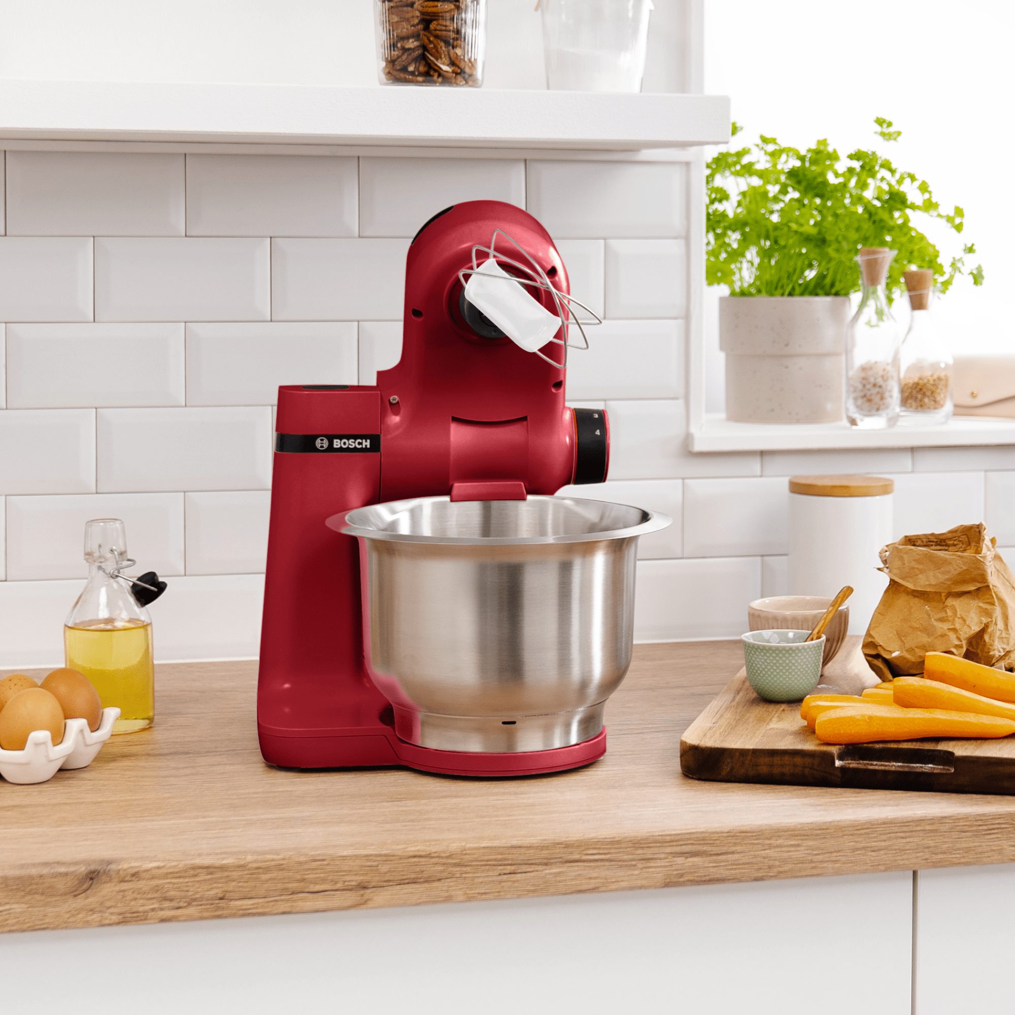BOSCH MUMS2ER01 Serie 2 konyhai robotgép, 700 W, piros – 5. kép