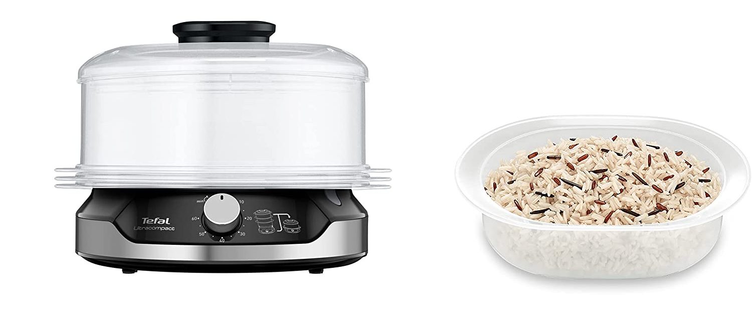 TEFAL VC204810 Ultracompact 9 literes fekete ételpároló – 2. kép