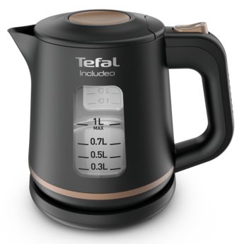 TEFAL KI533811 Includeo 1 literes fekete vízforraló – 2. kép