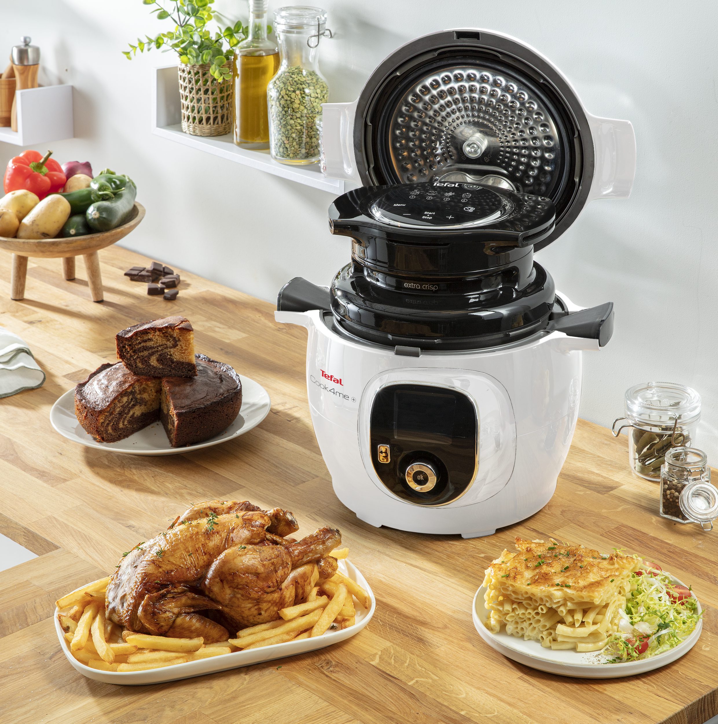 TEFAL EY150830 forrólevegős sütőfeltét Cook4me kuktához – 7. kép