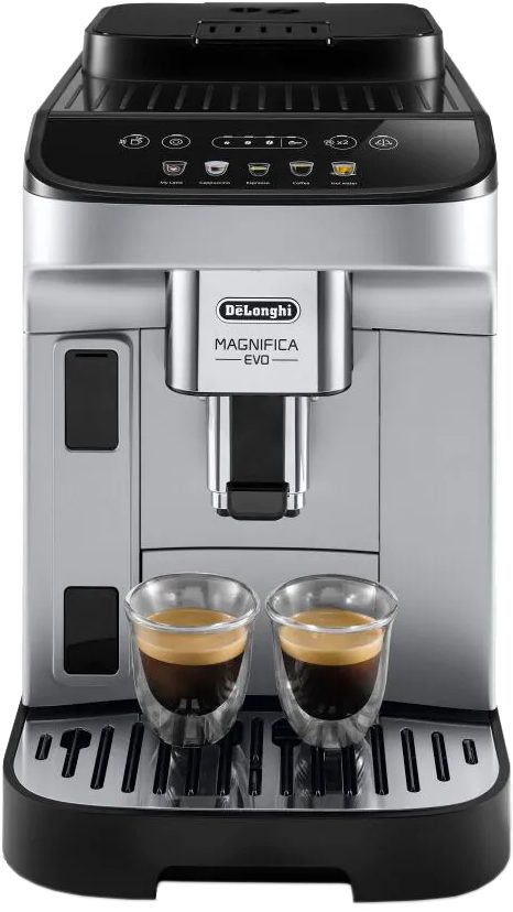 DE-LONGHI ECAM290.61.SB Magnifica Evo automata kávéfőző tejtartállyal, fekete-ezüst – 2. kép