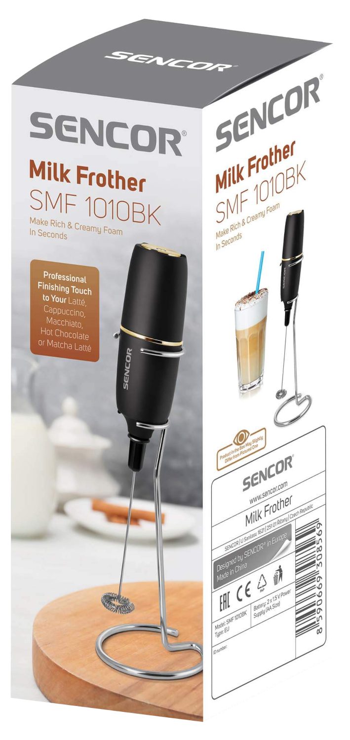 SENCOR SMF 1010BK elemes tejhabosító rozsdamentes acél habverővel – 3. kép