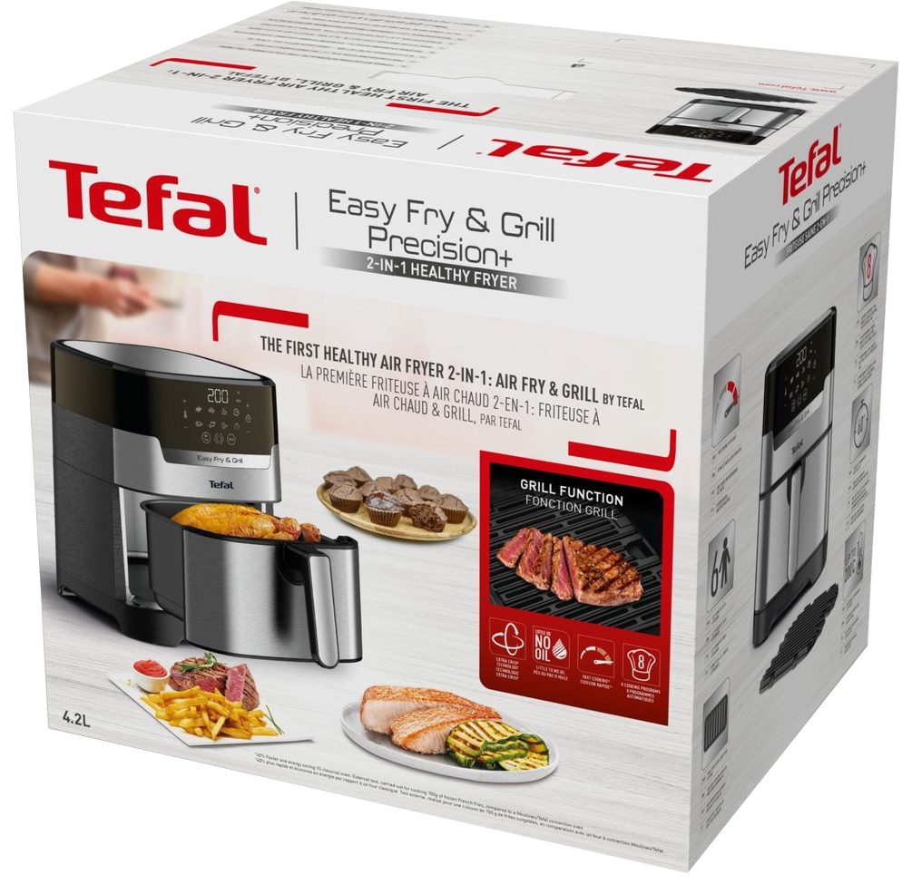 TEFAL EY505D15 Easy Fry & Grill digitális forrólevegős sütő grillfunkcióval – 4. kép