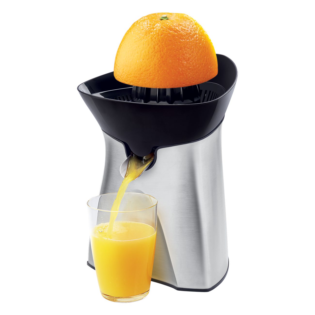 SENCOR SCJ 6050SS nemesacél citrusprés két facsarókúppal – 3. kép